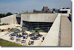 The Café (patio) 
© Canadian War Museum, photo Marie-Louise Deruaz, CWM2014-0002-0001-Dm
