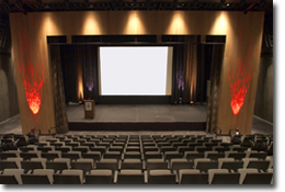 The Barney Danson Theatre set up for a conference or lecture.
© Canadian War Museum, photo Steven Darby, CWM2014-0001-0006-Dm
