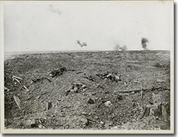 No Man’s Land in front of Canadian lines at Courcelette, France, October 1916.
George Metcalf Archival Collection
CWM 19920044-752
O.849
© Canadian War Museum
