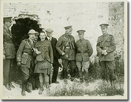 LGen Sir Sam Hughes, Minister of Militia and Defence, watching an advance on the Somme, August 1916.
George Metcalf Archival Collection
© Canadian War Museum
