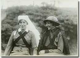 Canadian nurses, May 1917.
George Metcalf Archival Collection
CWM 19920085-353
© Canadian War Museum
