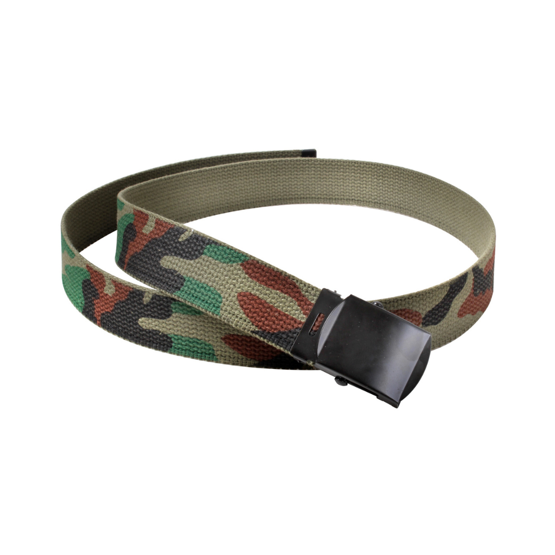 Olive drab/ camo reversible web belt – Canadian War Museum Boutique