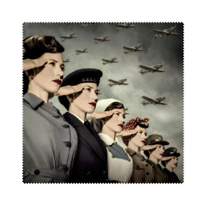 World War Women Eyeglass Fabric