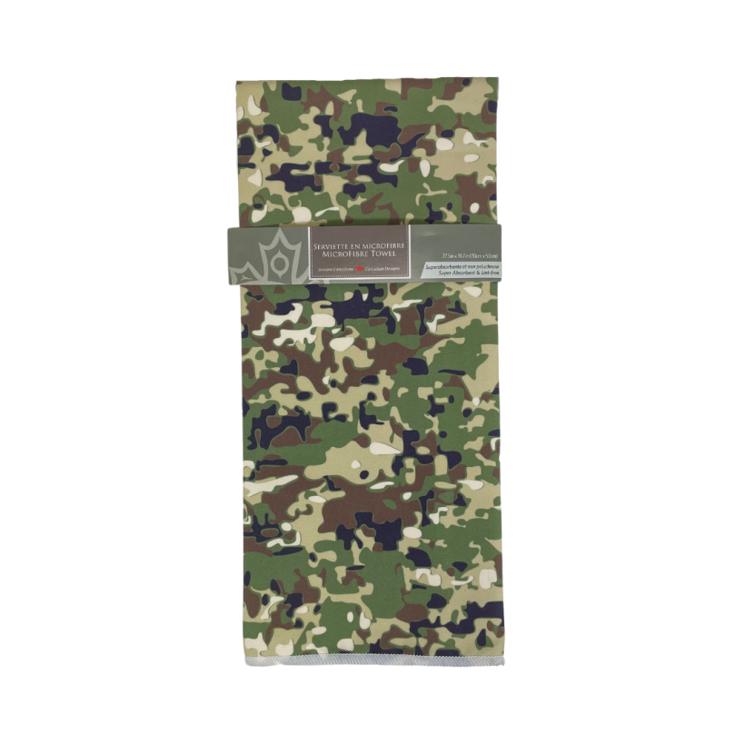 Camouflage Microfiber Tea Towel