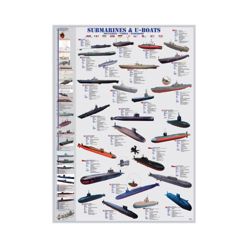 1000-Piece Puzzle Submarines & U-Boats Puzzle