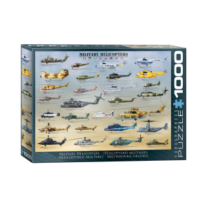 EuroGraphics Military Helicopters 1000-Piece Puzzle