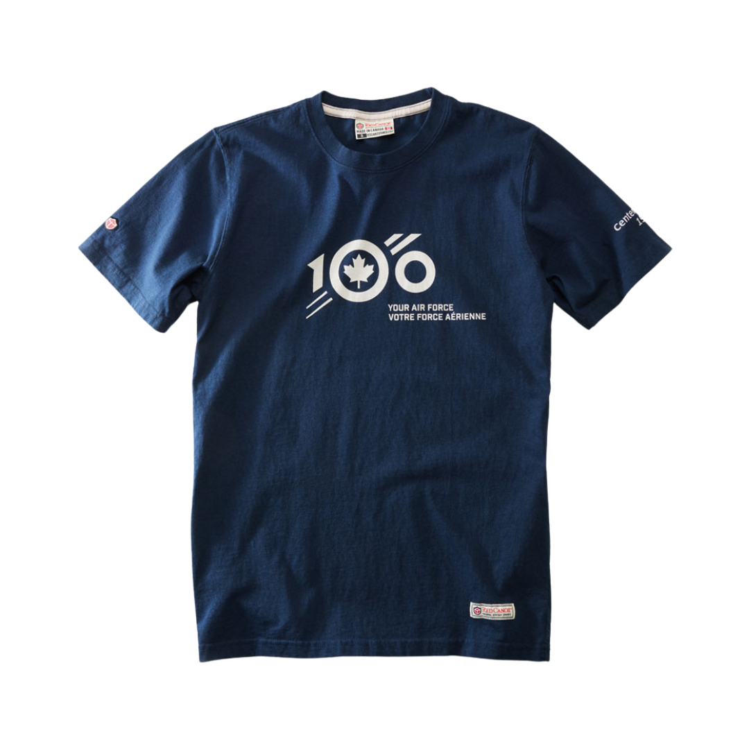 Men’s Navy T-Shirt RCAF 100th – Canadian War Museum Boutique