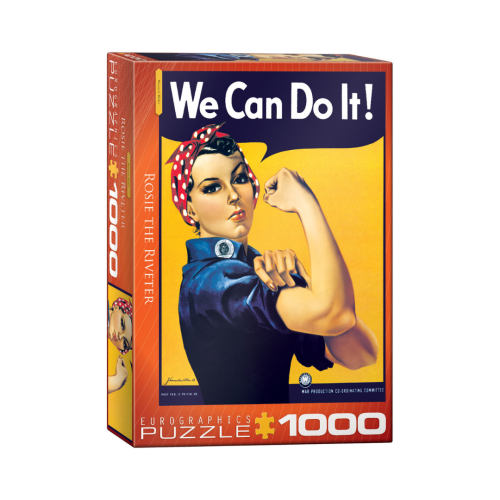 Rosie the riveter 1000 pieces puzzle