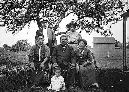 John Gibson (Onondaga) and Family