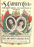 Carsley's Fall Winter 1901-1902, page 
de couverture.
