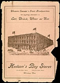 Hudson's Bay Company Price List Fall 
1901, p.4.