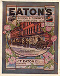 Eaton's Spring Summer 1909, page de 
couverture.