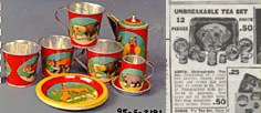 Tin tea set, Eaton's Fall Winter 
1915-16, p.278.
