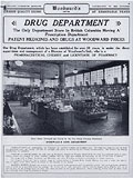 Drug department, Woodward's Spring 
Summer 1926, p.29.