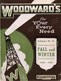 Woodward's Fall Winter 1932-33, 
cover.