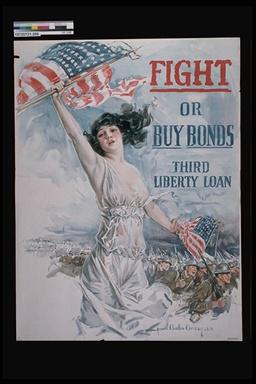 Fight or Buy Bonds Third Libery Loan (L), Howard Chandler Christy
