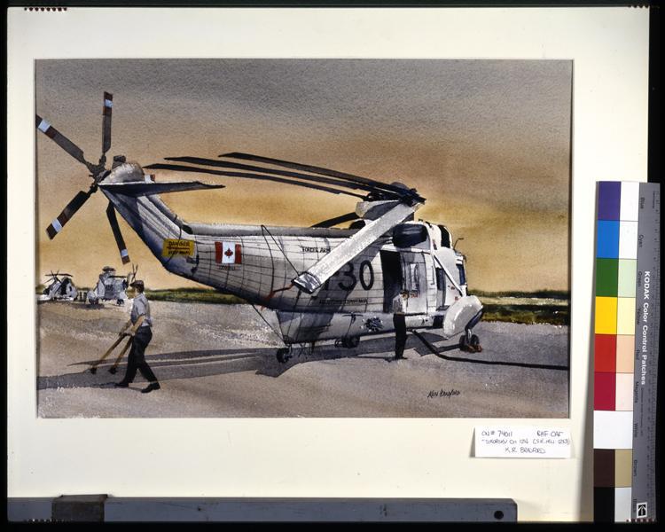 painting SIKORSKY CH 124 SEA KING HELICOPTER 12430 Canadian