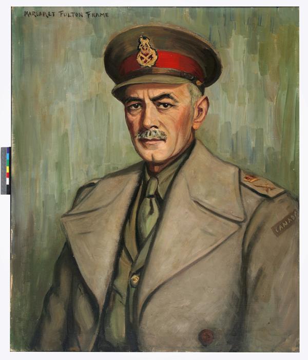 portrait painting A. G. L. McNaughton Canadian War Museum