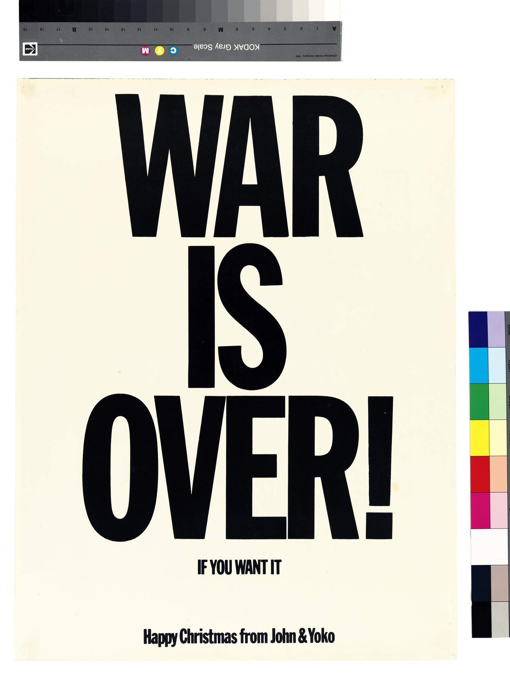 john lennon war is over if you want it