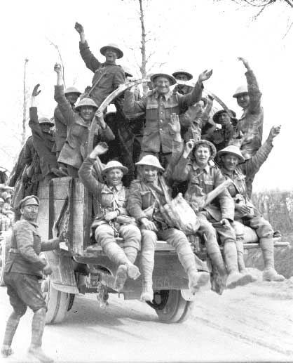 Canadians Returning from Vimy Ridge 1917, First World War