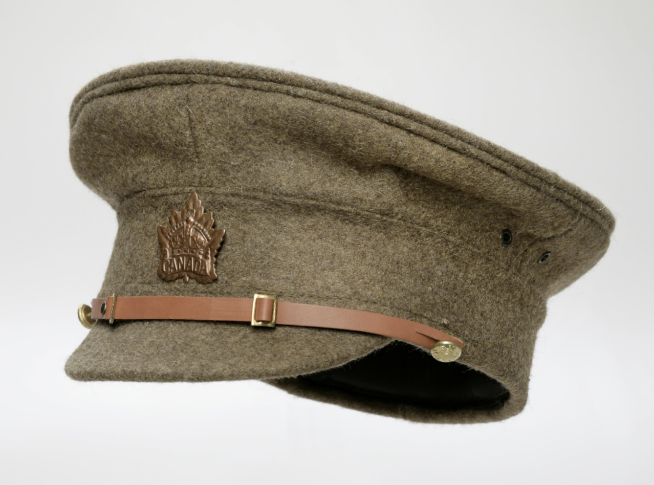 Service dress cap on a white background.