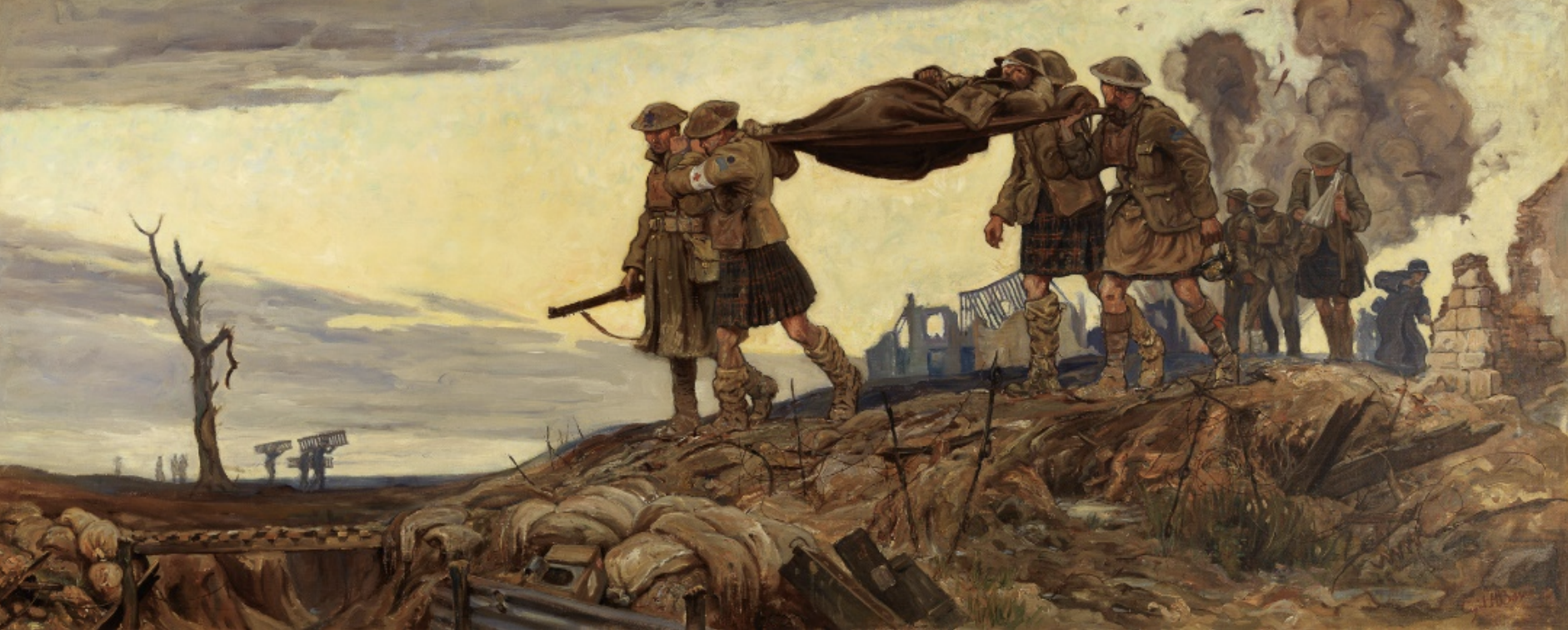 Official war art painting.