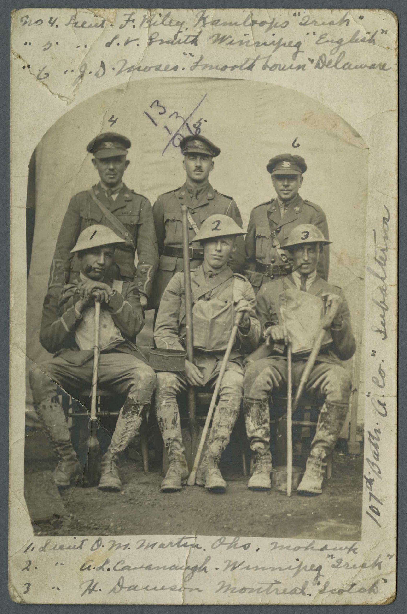 A group of men in uniform from the Canadian War Museum posing for a photo in Ottawa.