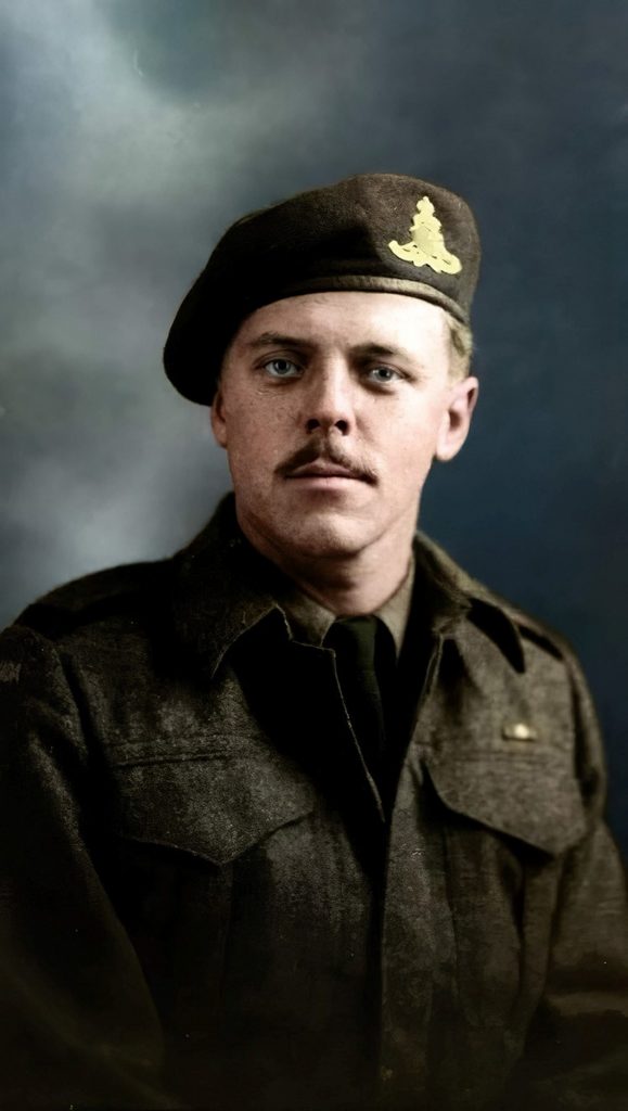 A man in a military uniform is posing for a photo at the Canadian War Museum in Ottawa.