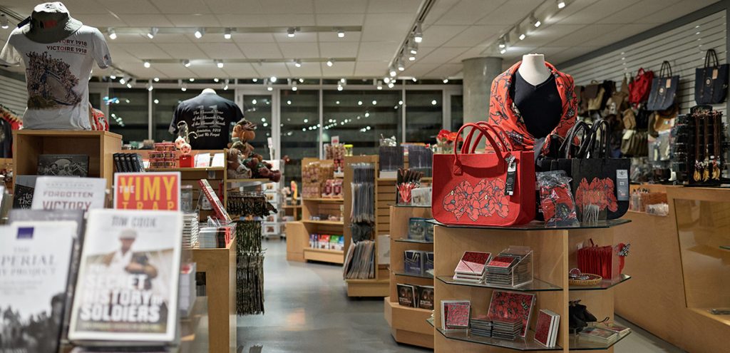 Gift shop within the War Museum